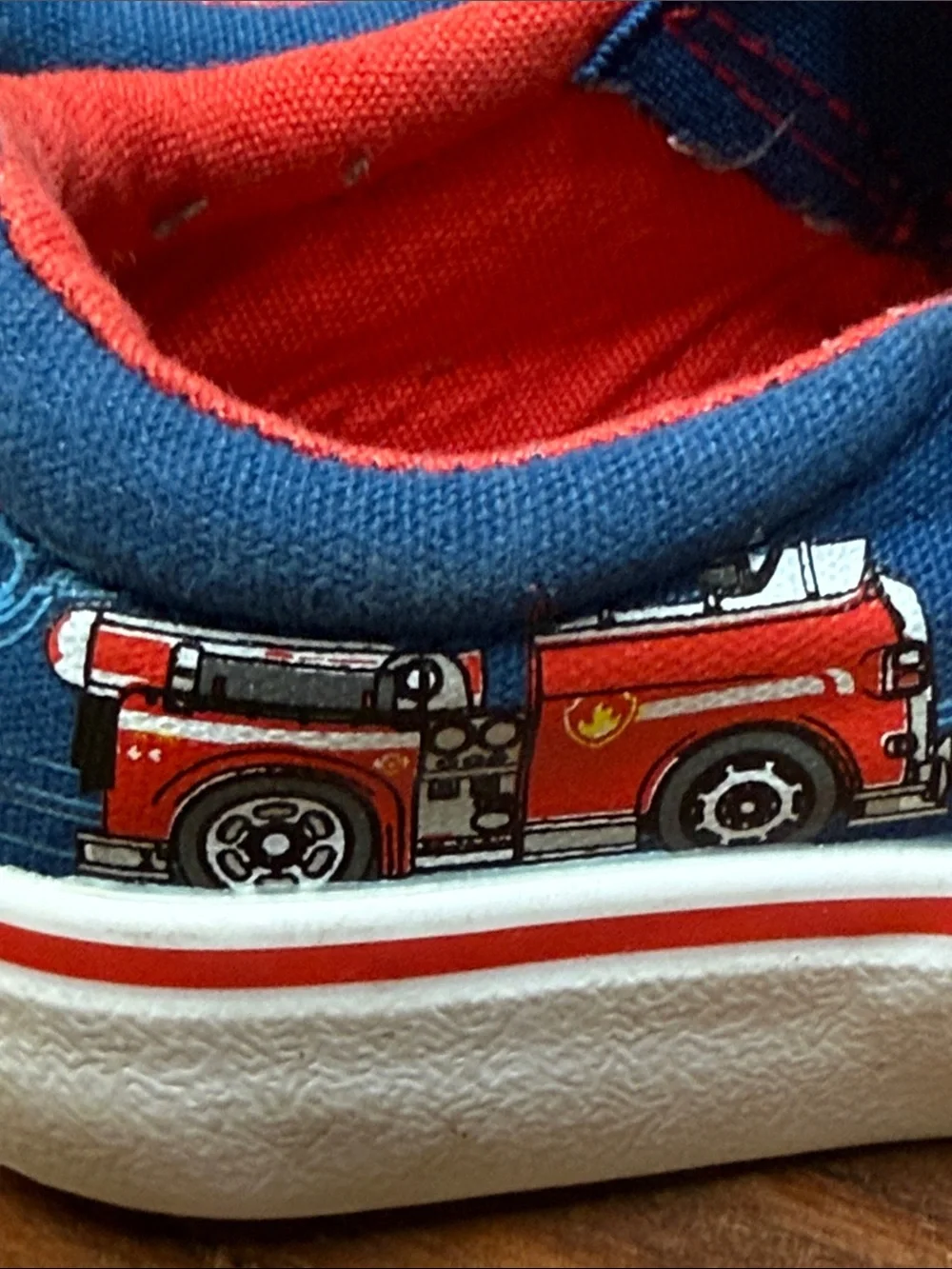 Paw Patrol Kids Slip-On Sneakers in Blue, Brown, Red & Yellow‎